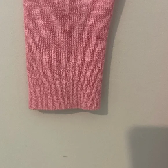 Fashion Nova Barbie Pink Knit Dress Mock Neck - Picture 11 of 11